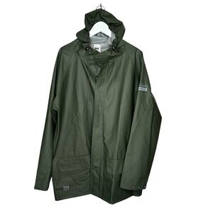 Helly Hansen Green Raincoat men’s large